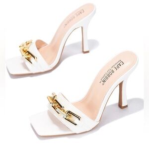 CAPE ROBBIN ITERMIX SEXY STILETTO HIGH HEELS FOR WOMEN SQUARE OPEN TOE SHOES 10